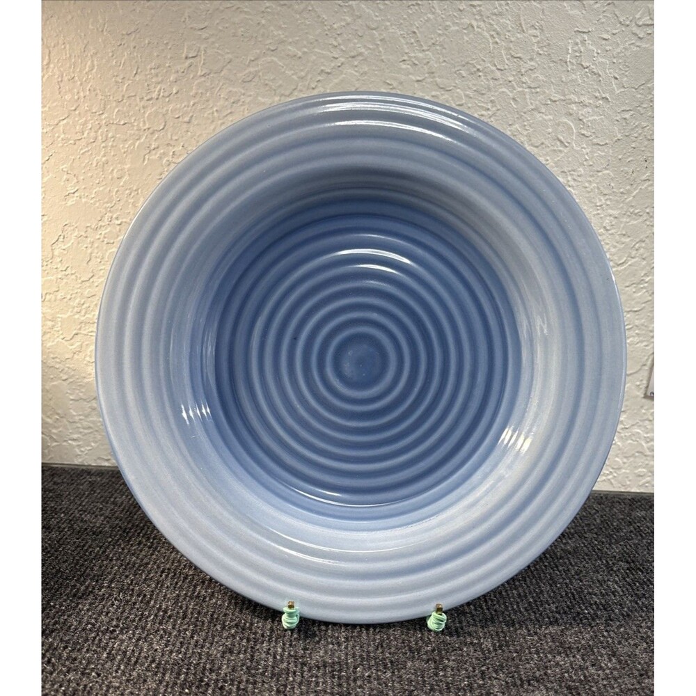 HAUSENWARE- Blue Swirl Dinner Plate- 11”- Discontinued